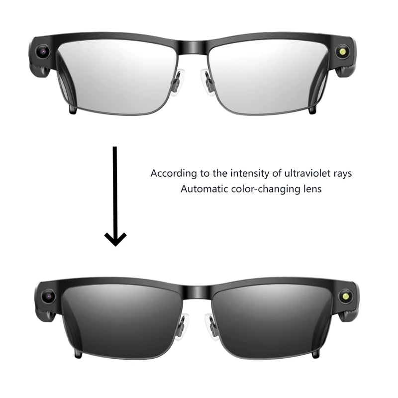 AI Smart Glasses with Bluetooth Audio & Translation | Tidesmit Tidesmit