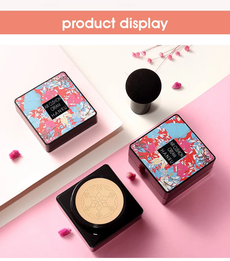 Tidesmit mushroom air cushion BB cream for hydrating coverage and seamless face makeup application detail view