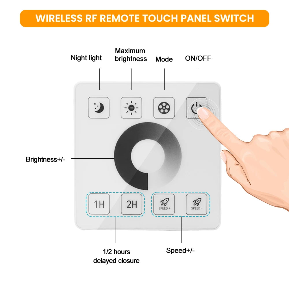 220V Dimmable COB LED Strip Light WIFI Bluetooth Wall Touch 23key Remote Control Power Kit 288LEDs/M Waterproof Flexible Lamp