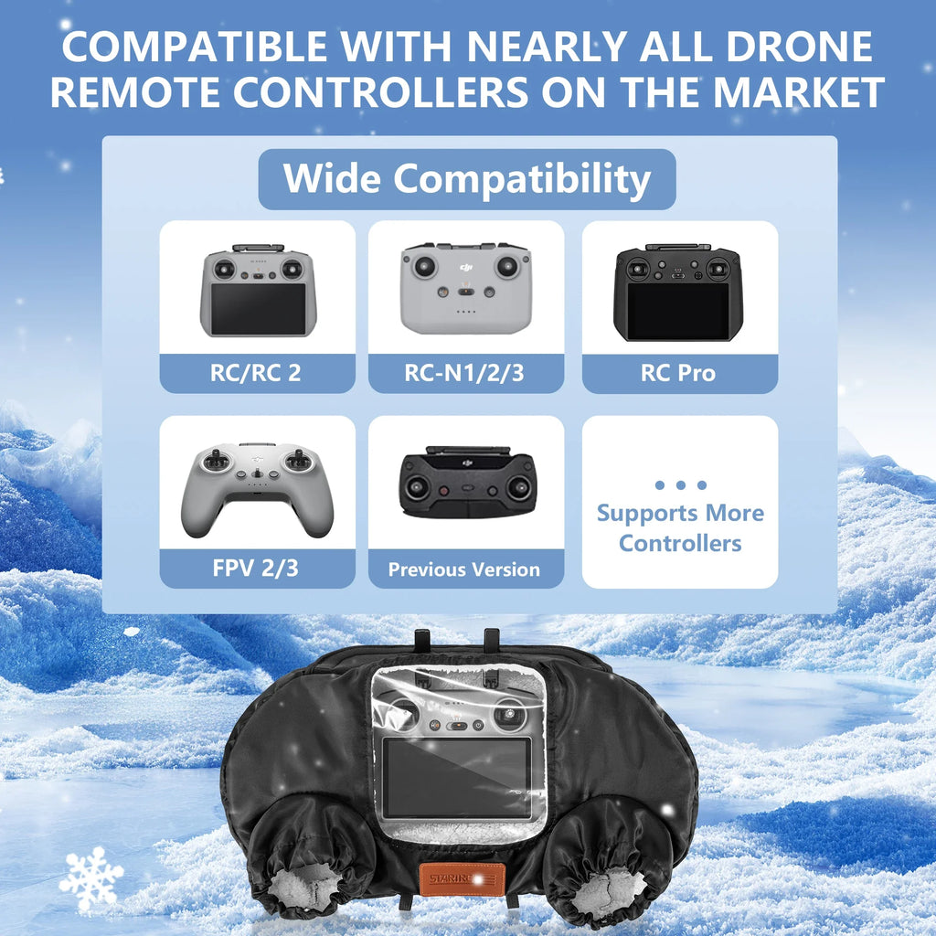 Drone Flight Gloves for Cold Weather Operation - Thermal Control Tidesmit