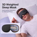 Gravity Eye Mask, 3D Weighted Eye mask, Sleep Mask, built-in weighted glass beads to apply pressure and relieve eye fatigue