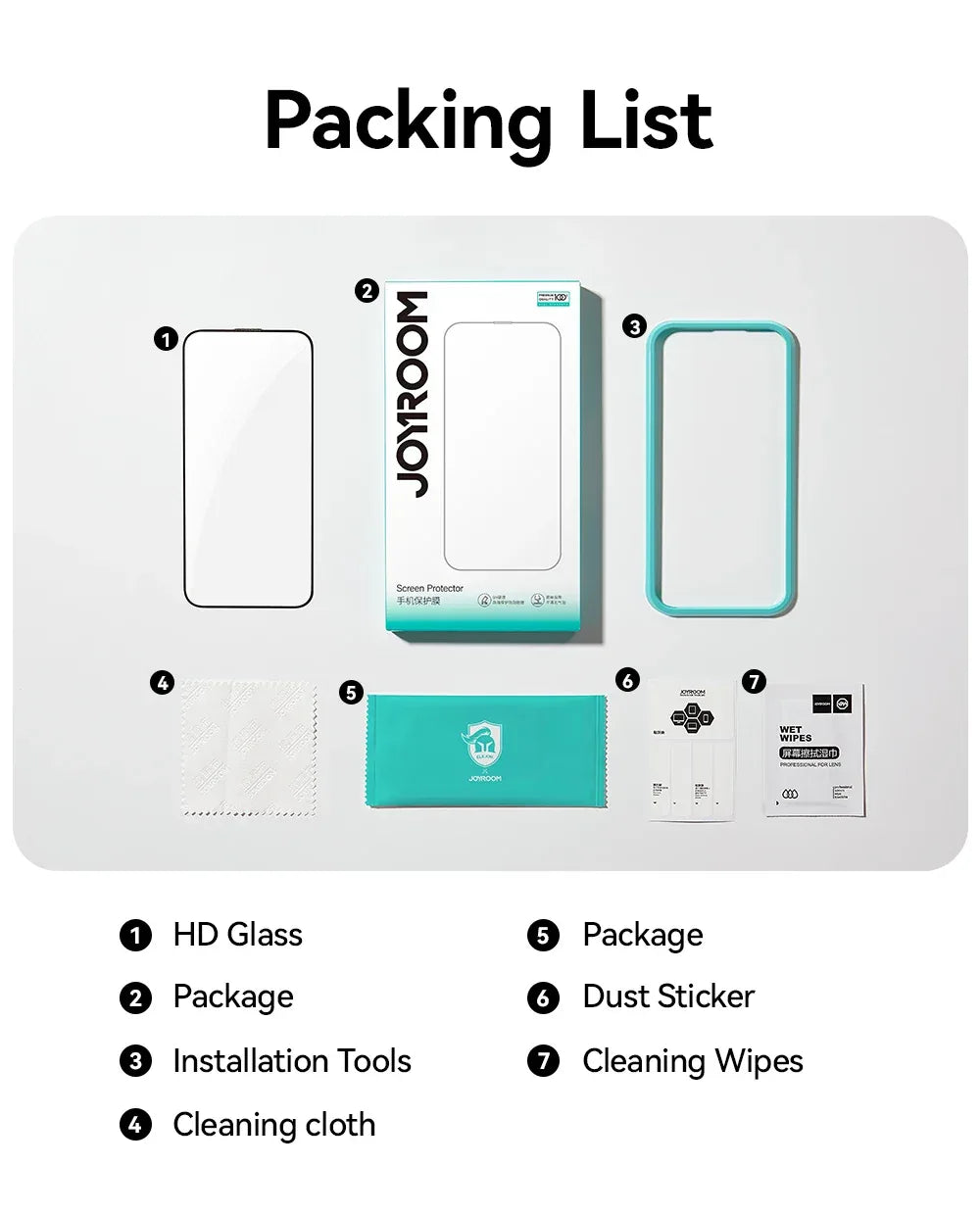 iPhone 17 Pro Max Screen Protector: 9H Tempered Glass - Case Friendly Tidesmit