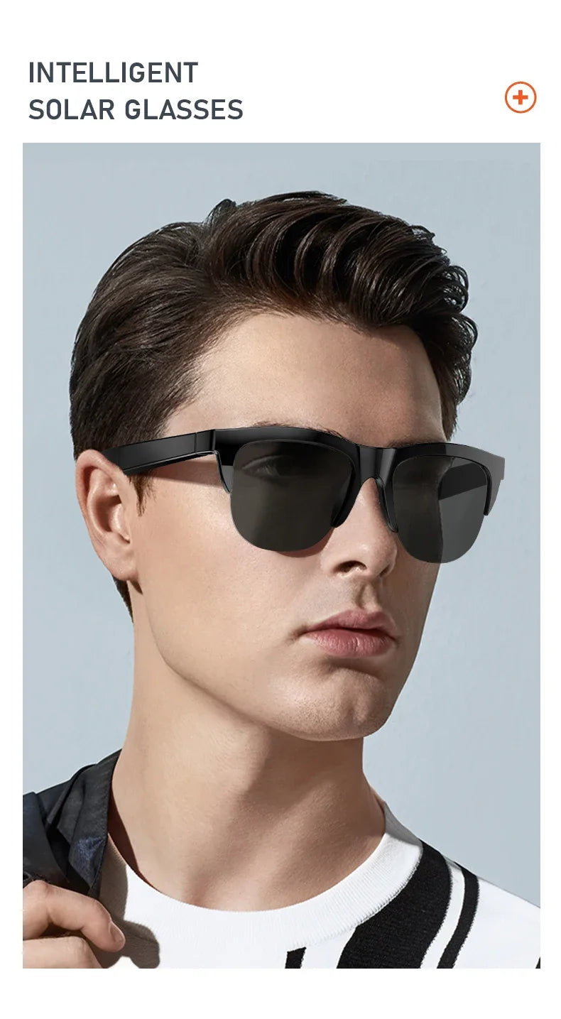 Tidesmit Bluetooth Smart Glasses V5.3 - Wireless Audio & UV Protection Tidesmit