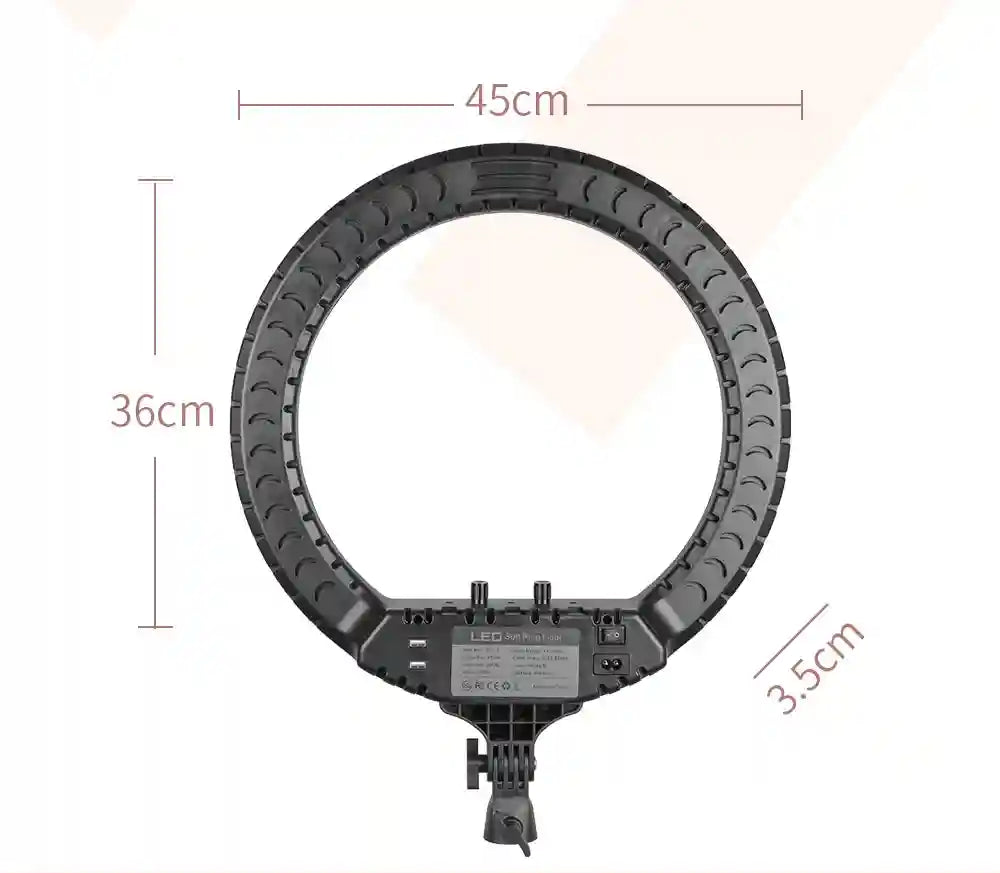18 Inch LED Ring Light for Content Creation with Remote Control Tidesmit