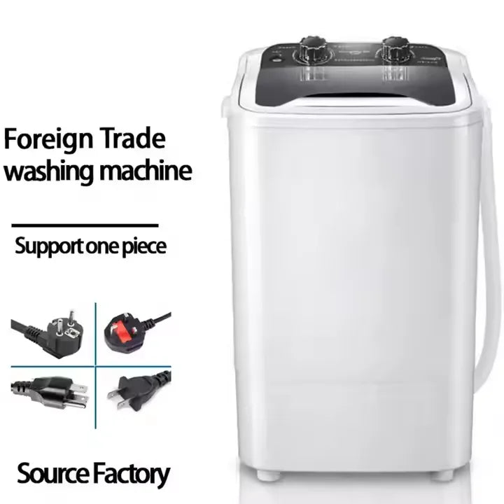 Tidesmit 7kg semi-automatic shoes washing and drying machine side angle view for efficient domestic laundry