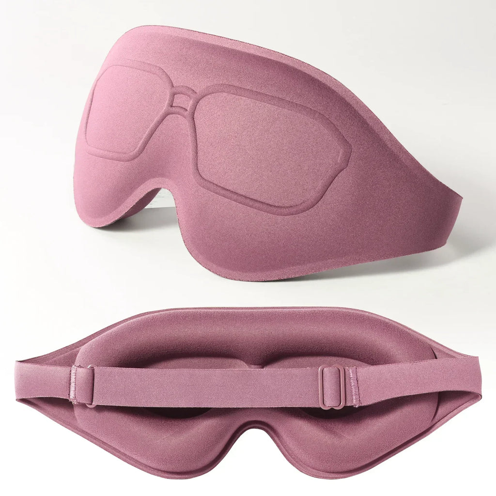 3D Sleeping Eye Mask Shading Breathable Eye Cover Natural Sleeping Eye Mask Memory Foam Block Night Mask Blindfold for Sleep