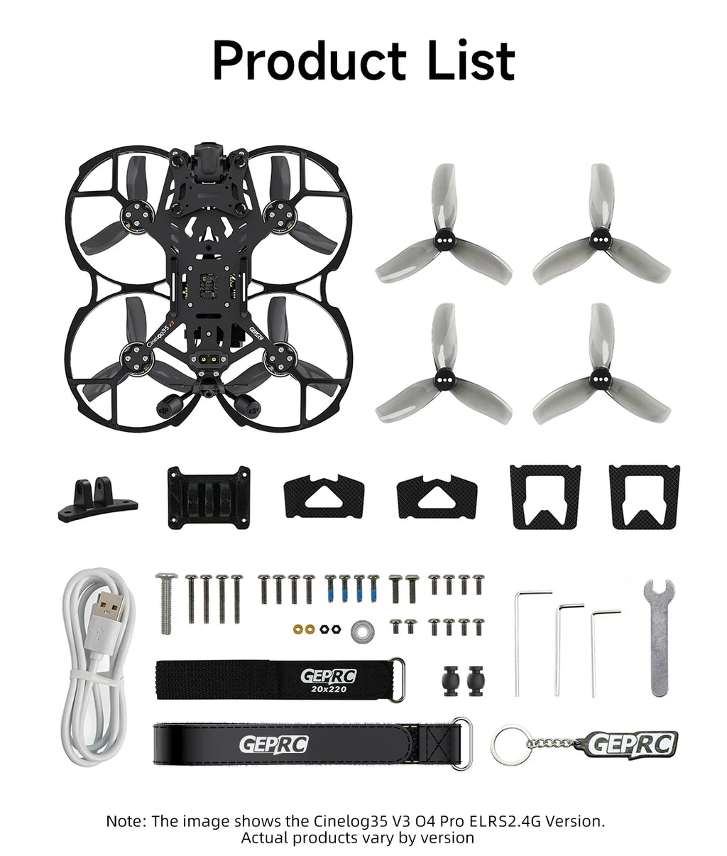CineLog35 V3 FPV Camera Drone - Pro 4K O4 System & GPS Precision Tidesmit