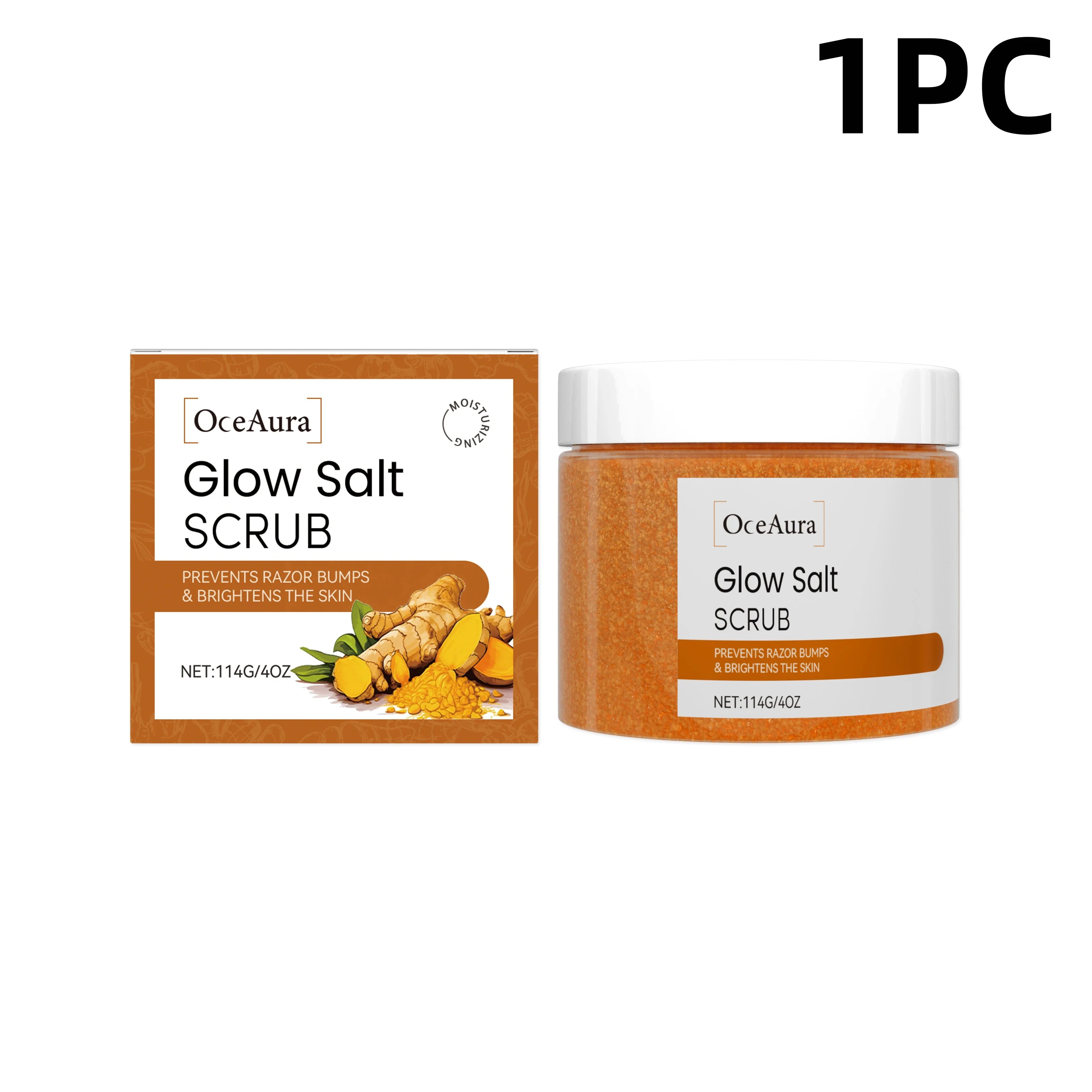 Turmeric Body Scrub: Natural Exfoliating Treatment for Radiant Skin Scrubs Treatments 1PC China Mainland Tidesmit