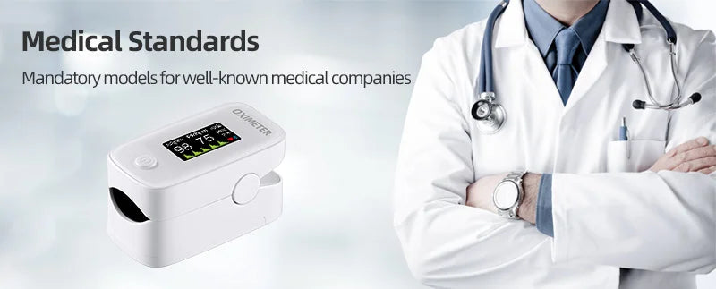 Fingertip Pulse Oximeter, Blood Oxygen Saturation Monitor| O2 Meter, Portable SPO2 & Pulse Rate Monitor