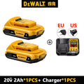 100% Original 20V 6.0Ah MAX Battery Power Tool Replacement For DeWalt DCB184 DCB181 DCB182 DCB200 20V 5A 6A 18Volt 20v Battery