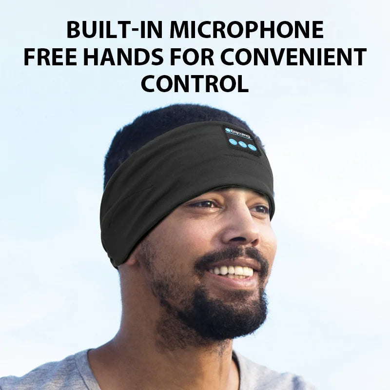 Bluetooth Sleep Headphones Headband – Wireless Sports Soft Fabric Band Tidesmit