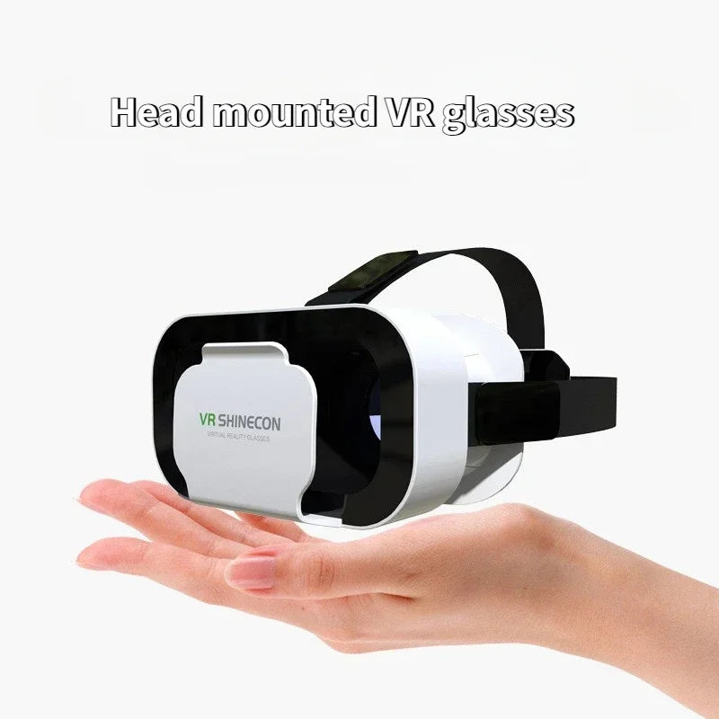VR Headset for Smartphones - Adjustable Virtual Reality Glasses White Tidesmit