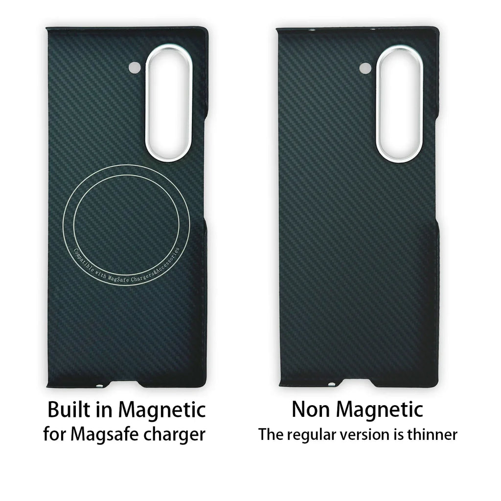 Samsung Galaxy Z Fold 7 Carbon Fiber Case with MagSafe Compatibility Tidesmit