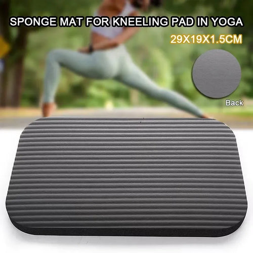 Yoga knee pad mat for wrist and elbow support, non-slip smart yoga mat cushion for fitness and gym workout.