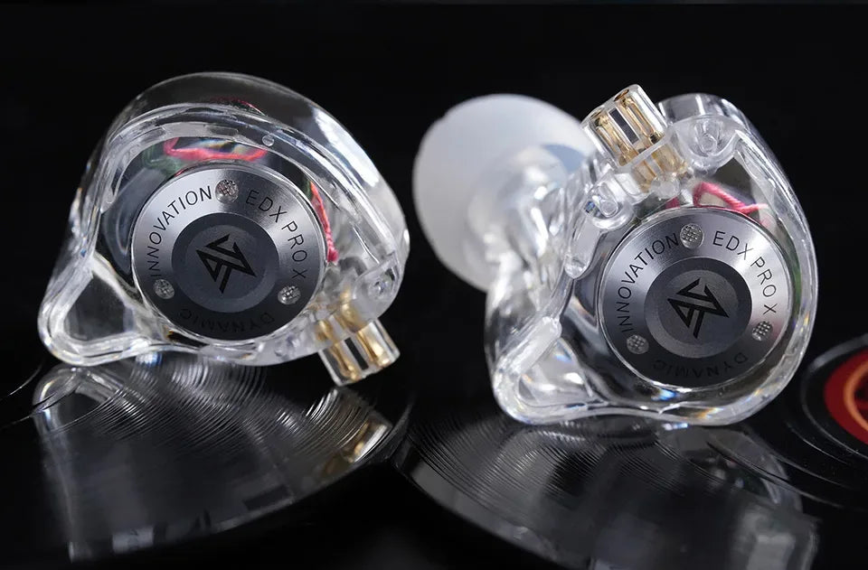 KZ EDX Pro X In-Ear Monitors - HiFi Bass Wired Earbuds | Tidesmit Tidesmit