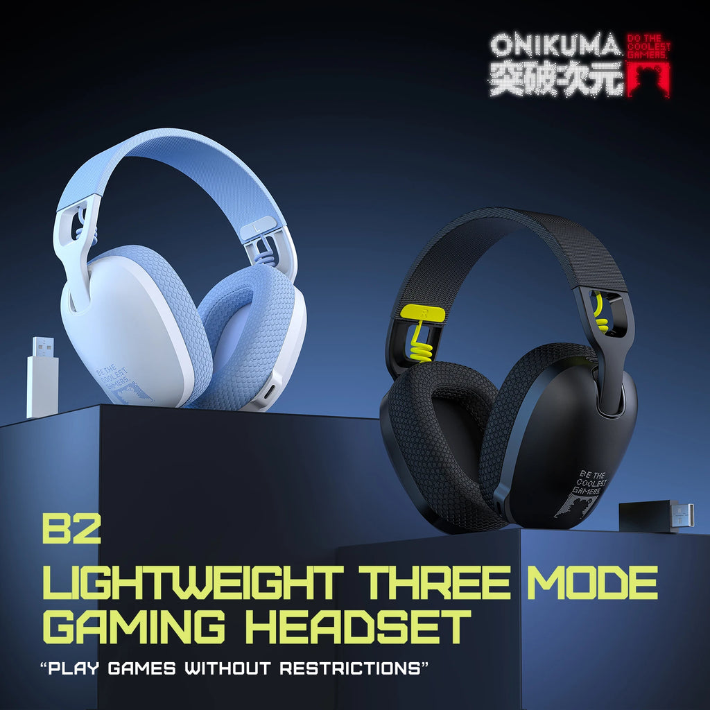 Wireless Gaming Headset with Active Noise Canceling - White Tidesmit Tidesmit