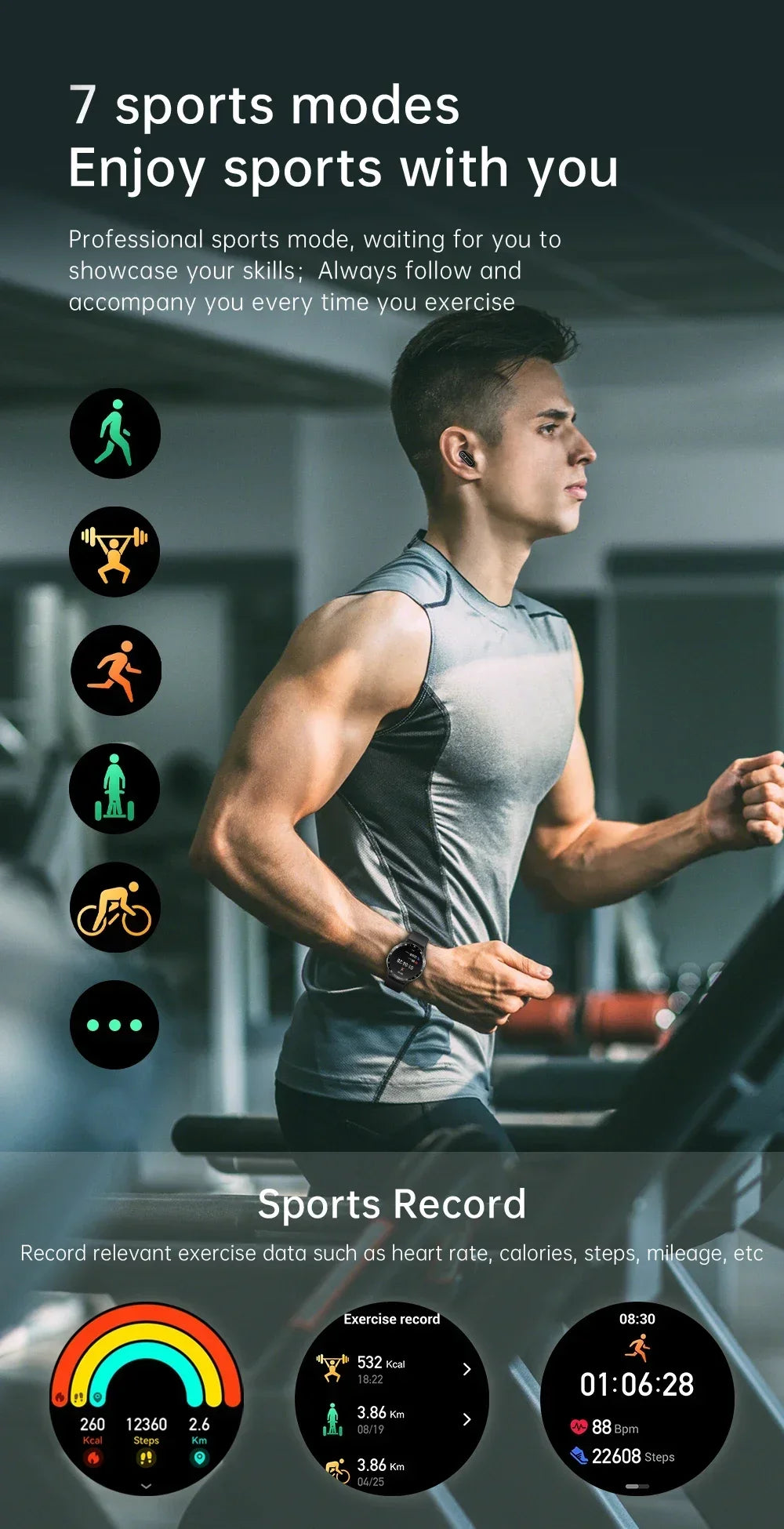 New X10 Headset Smart Watch TWS 2 in 1 Wireless Bluetooth Earphone Blood Pressure Heart Rate Testing Sport Music Smartwatch