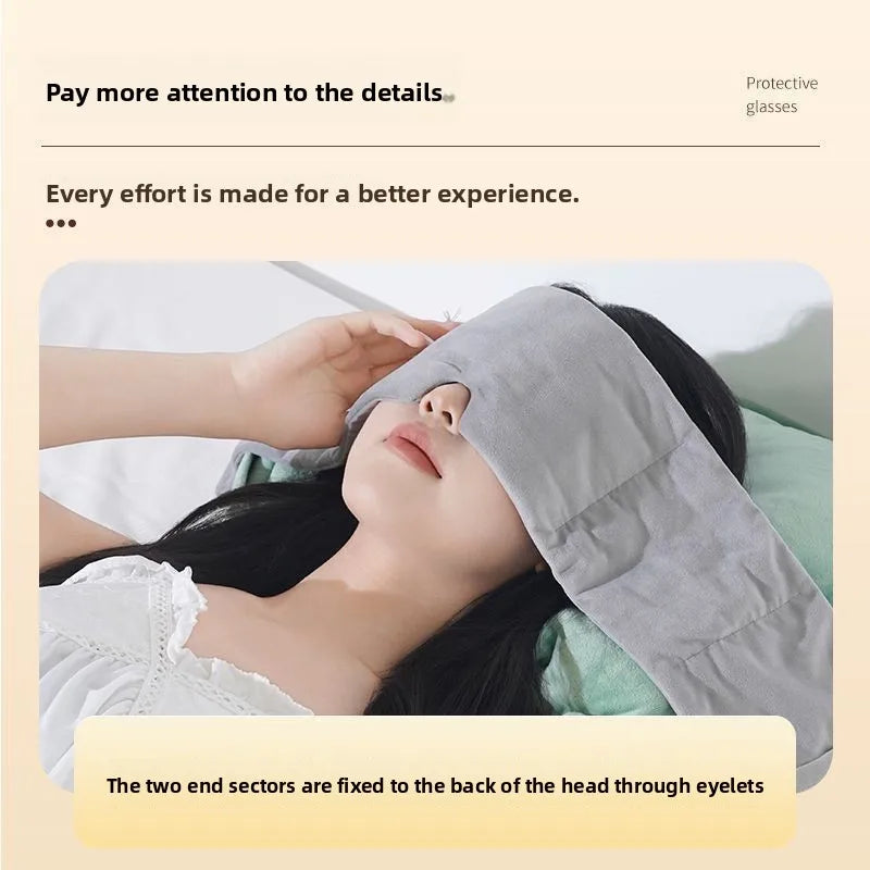 Deep Sleep Gravity Eye Mask Light Blocking Noise Reducing Sleeping Headband Comfortable Nap Aid Office Dorm Relaxation Tool
