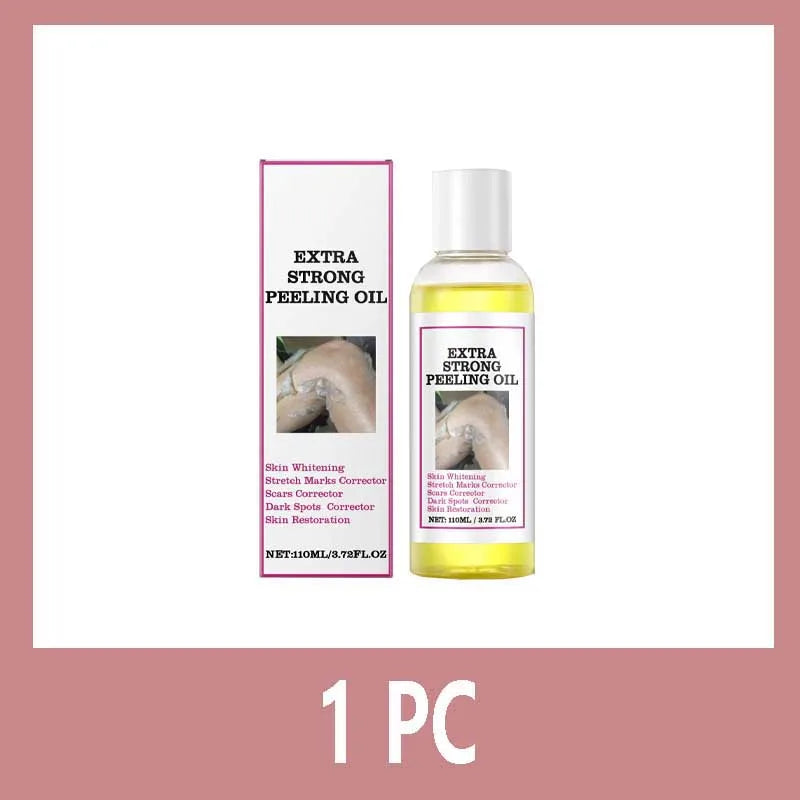 Yellow Peeling Oil for Dark Skin - Salon-Quality 100ml Exfoliating Treatment Scrubs Treatments 1 pc Tidesmit