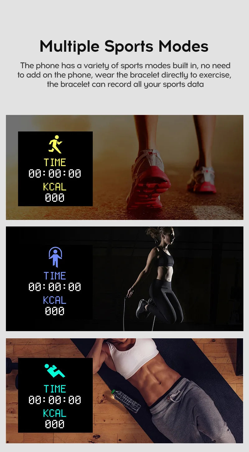Y68 Smart Watch Bluetooth Fitness Tracker Adult Sports Watch Heart Rate Monitor Blood Pressure Smart Bracelet for Android iOS