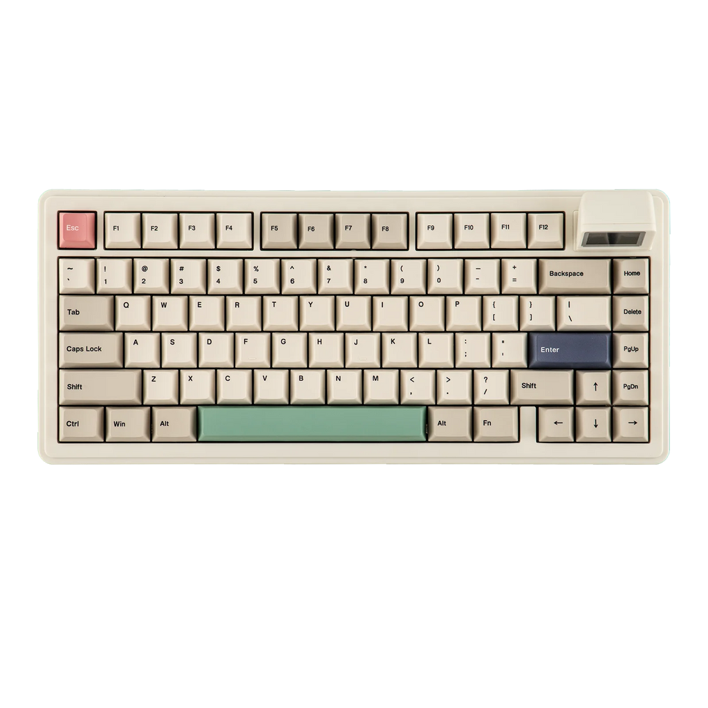 EPOMAKER RT82 QMK/VIA 75% US QWERTY Layout Hot-Swap Gasket Wired/BT 5.0/2.4GHz Wireless Mechanical Keyboard with LCD Screen