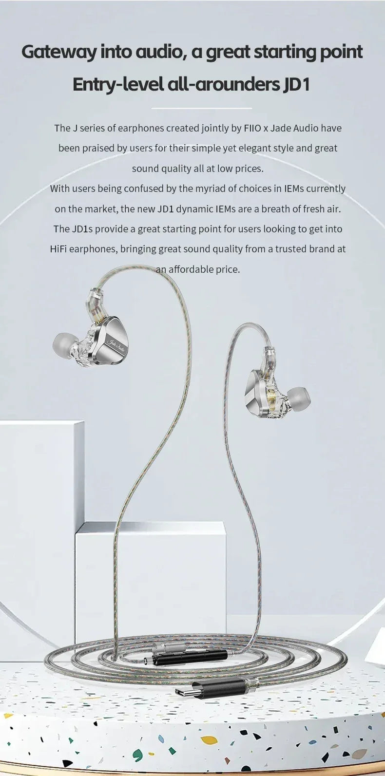 Tidesmit Wired Bass Gaming Earbuds with Mic | Type C & 3.5mm Options Tidesmit