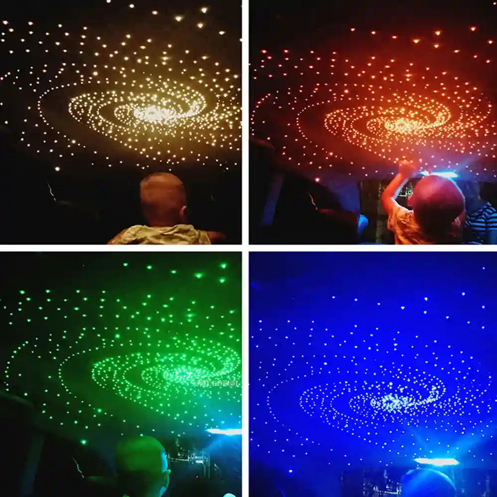 Fiber Optic Starry Sky Car Atmosphere Lamp - RGB LED Lighting Kit Tidesmit