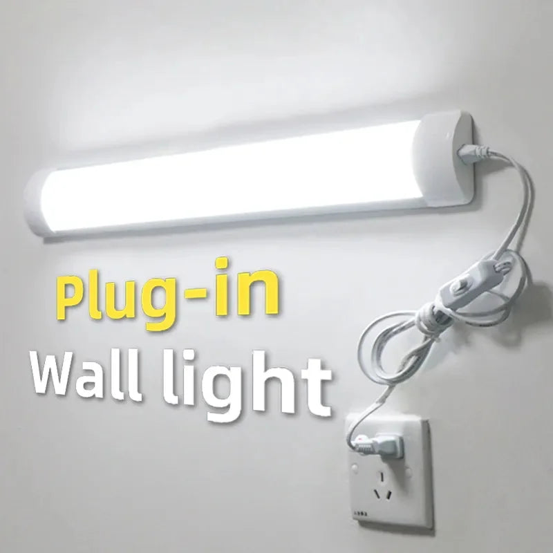Led Tube Bar LED Wall Lamp Under Cabinet Light 10W 20W Ultra Thin Home Bedroom Kitchen Closet Indoor Wall Light Lighting 110V