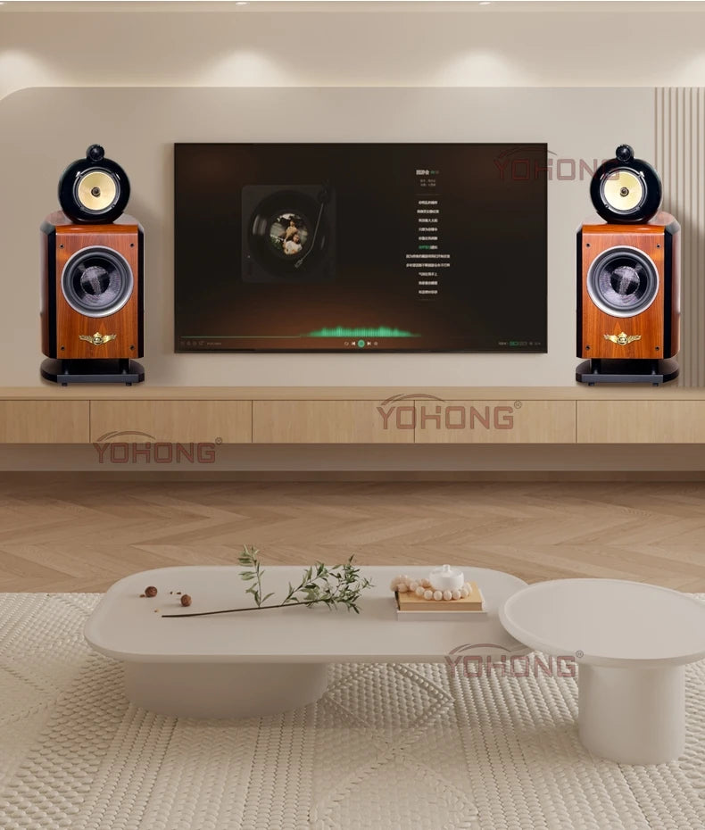 YOHONG GYH8 Nautilus three-minute frequency 8-inch bass fever HiFi high fidelity M3 high-end bookcase for home use