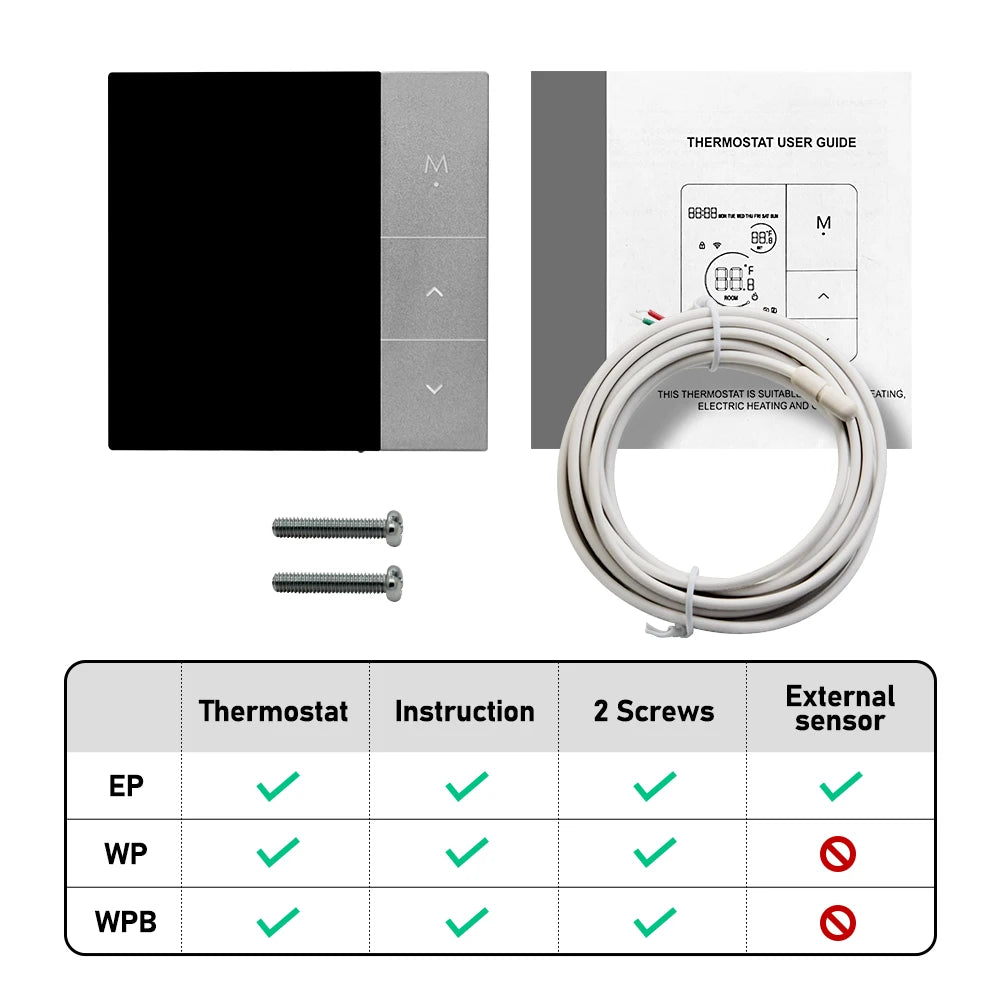 Tuya Wifi Thermostat Smart Home Thermoregulator for Warm Floor Electric Heating Gas Boiler Heating With Google Home/Alexa/Alice