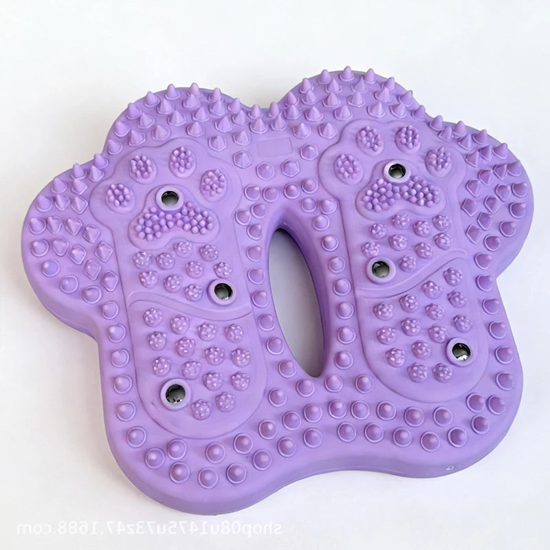 Acupressure Foot Mat: Inflatable Reflexology Pad for Home Relaxation Relaxation Treatment Purple-B Tidesmit