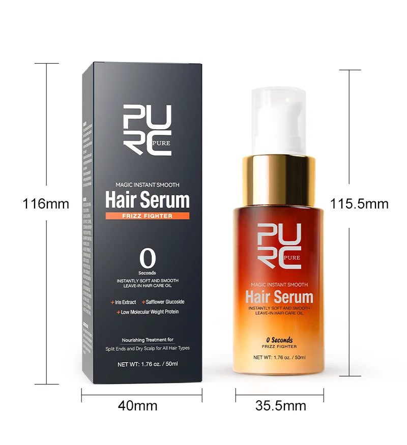 Hair Smoothing Serum | Deep Nourishing Repair Oil for Frizz-Free Shine Scrubs Treatments Tidesmit