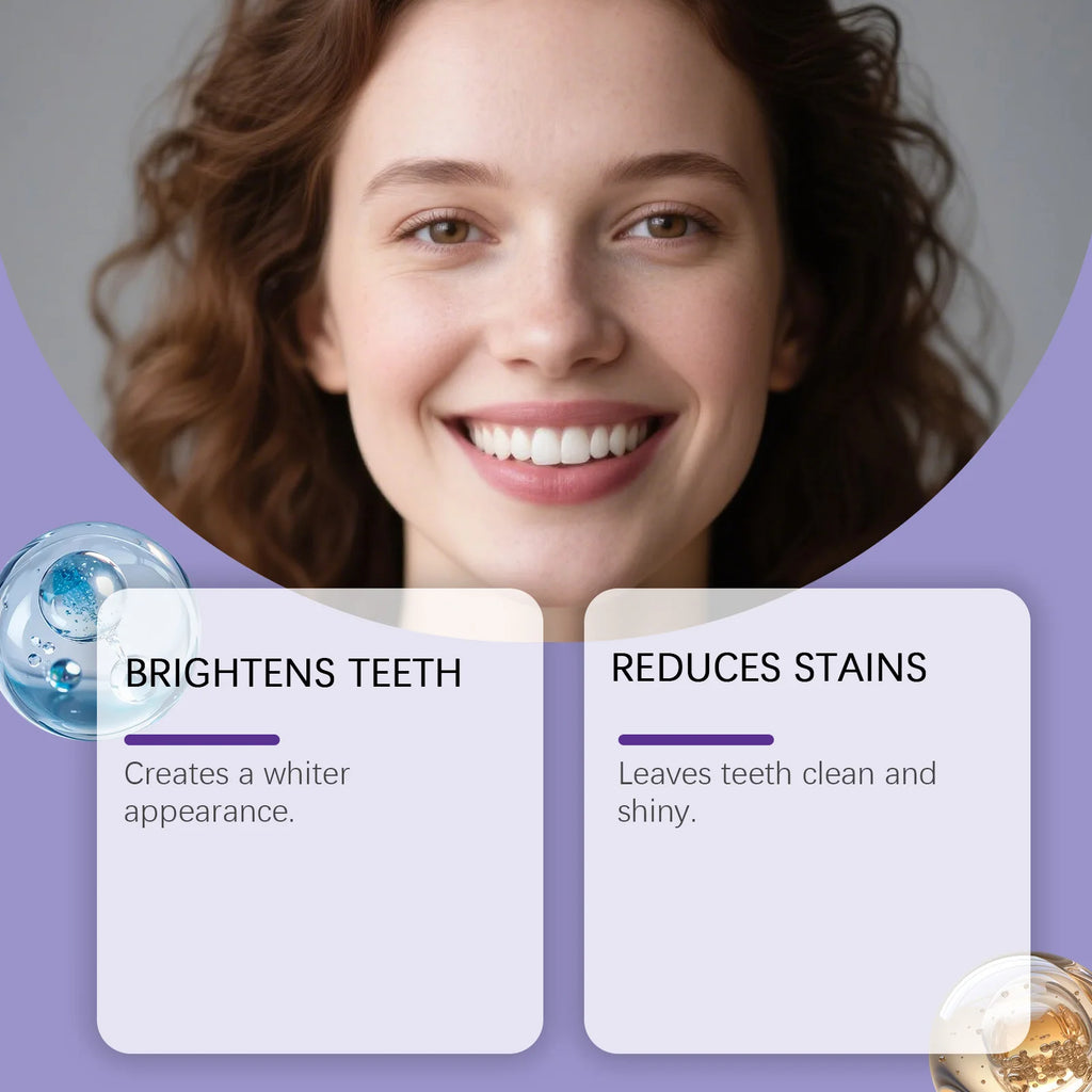 Tidesmit teeth whitening toothpaste for stain removal, cavity protection, and fresh breath.