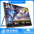 UPERFECT 24.5" 240Hz Portable Gaming Monitor 1ms FreeSync External Display with USB-C Mini-HDMI Port for Laptop Desktop Mini PC