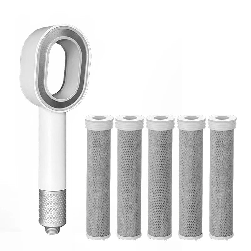 Luxury Filter for Shower head High Output Carbon Fiber Filter Shower Water Filter to Remove Chlorine Fluoride and Hard Water