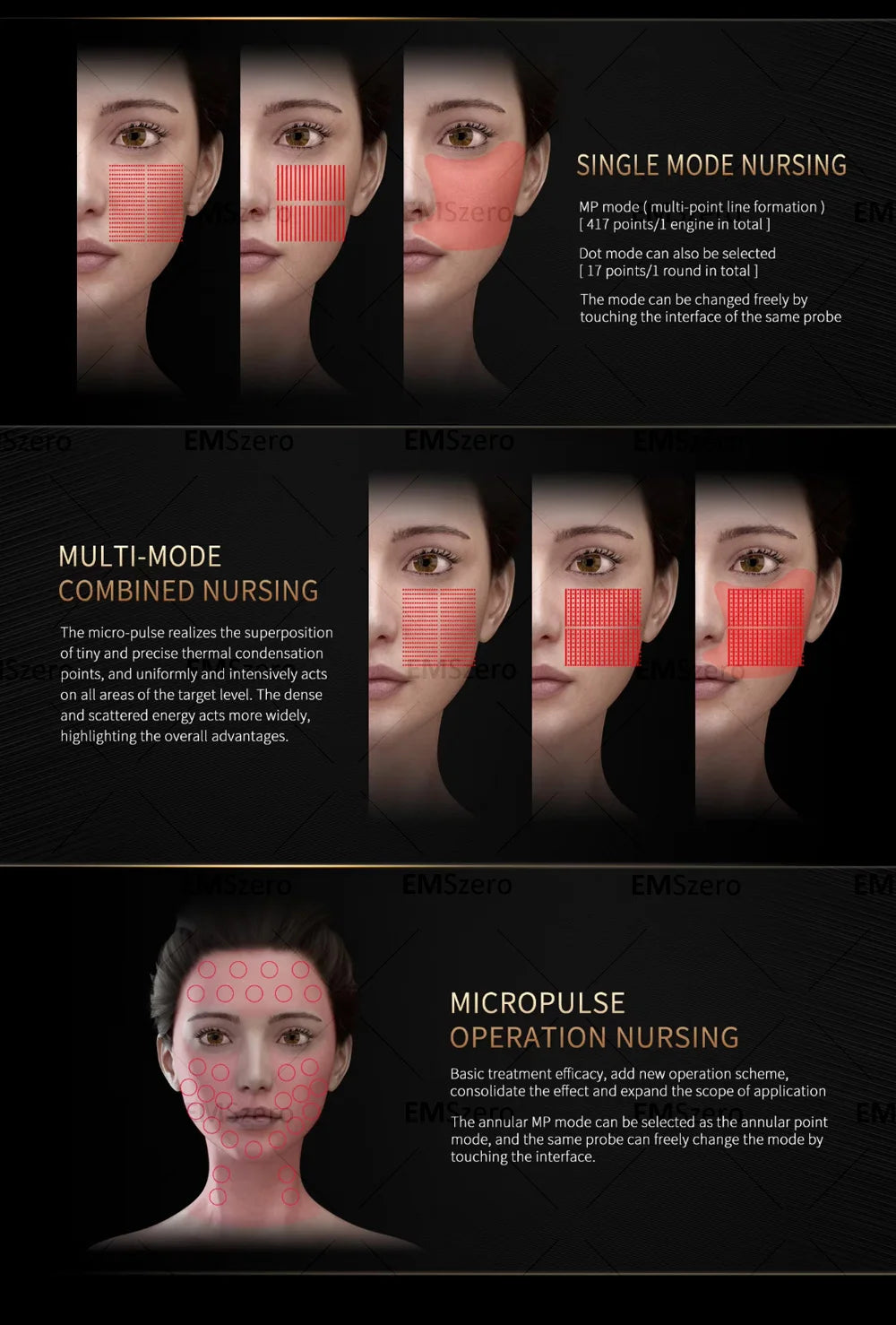 12D HIFU Machine for Skin Tightening and Slimming with 10 Cartridges Back Massage Instrument Tidesmit