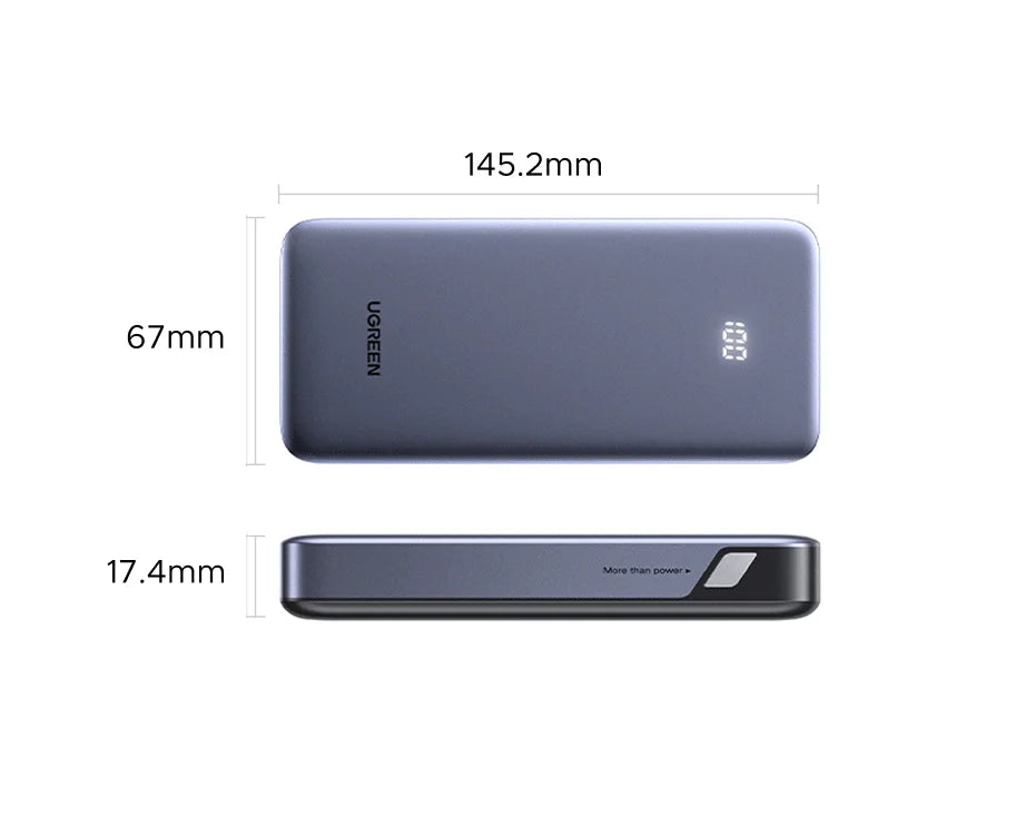Portable Power Bank 20000mAh 30W Fast Charger with PD Delivery Tidesmit