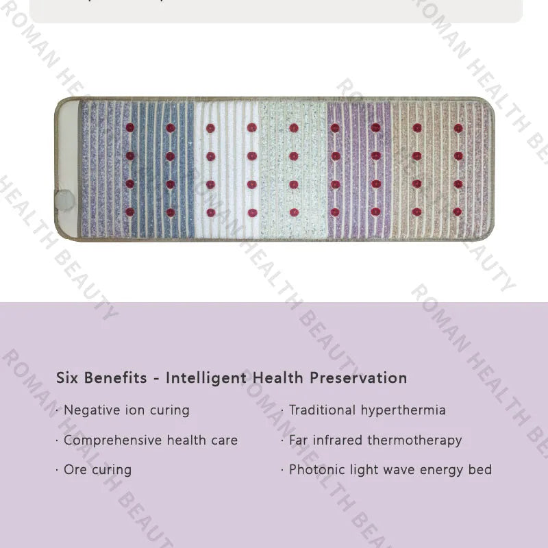 Far Infrared PEMF Bio-Crystal Mat 150x50cm - Heat Therapy Relief Body Shaping Massage Equipment Tidesmit