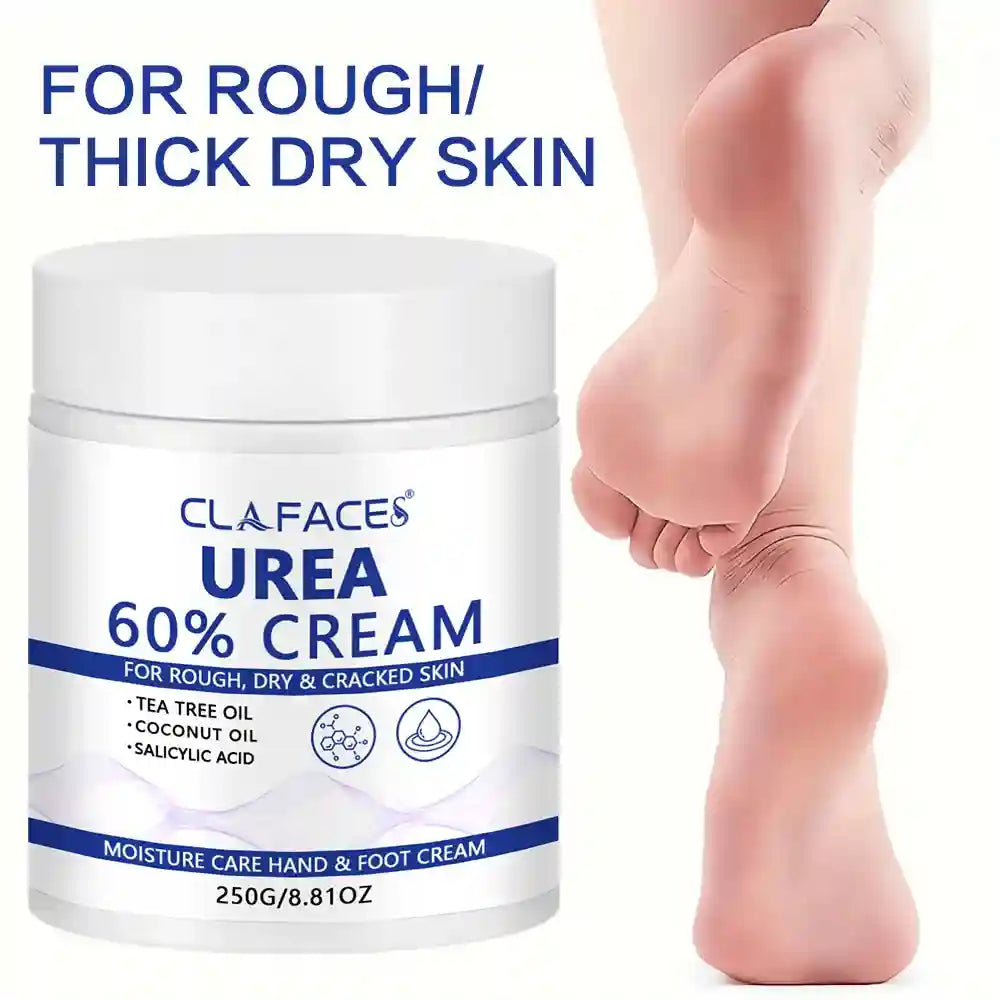 Uric Acid Foot Cream for Cracked Heels | Salon-Quality Repair | Tidesmit Scrubs Treatments Tidesmit