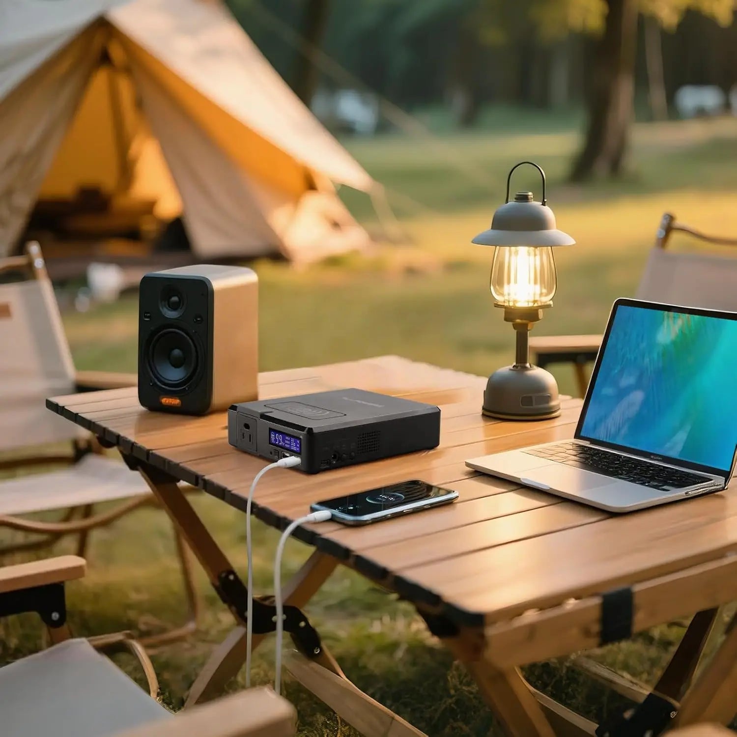 Portable Power Station 154Wh with Fast Charging PD Power Delivery Tidesmit