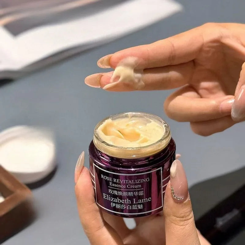 Rose Revitalizing Essence Cream, Hydrating Moisturizing Face Cream, Nourishing Brightening Skin Care Products