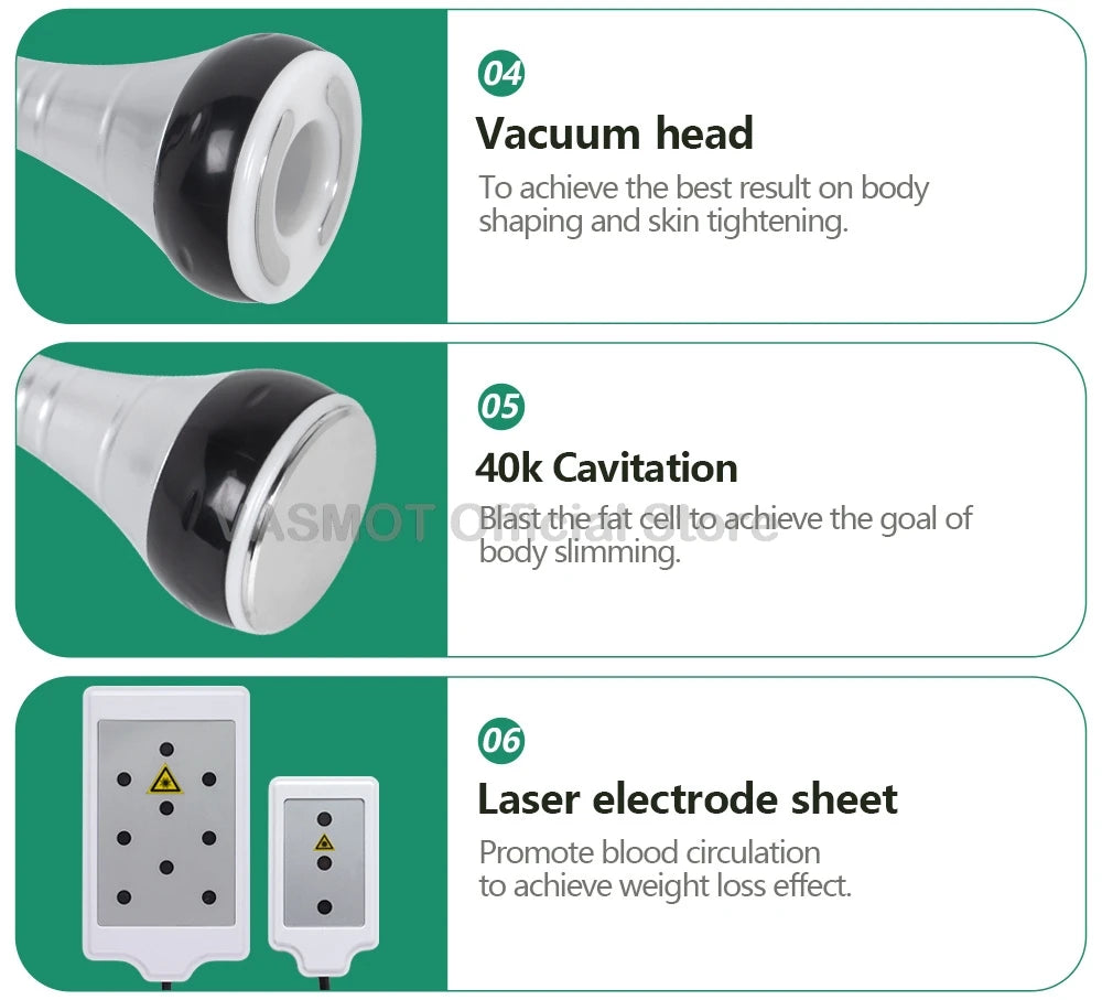 9-in-1 Ultrasonic Cavitation PMU Machine | Professional Skin & Beauty Kit Permanent Makeup Machines Tidesmit