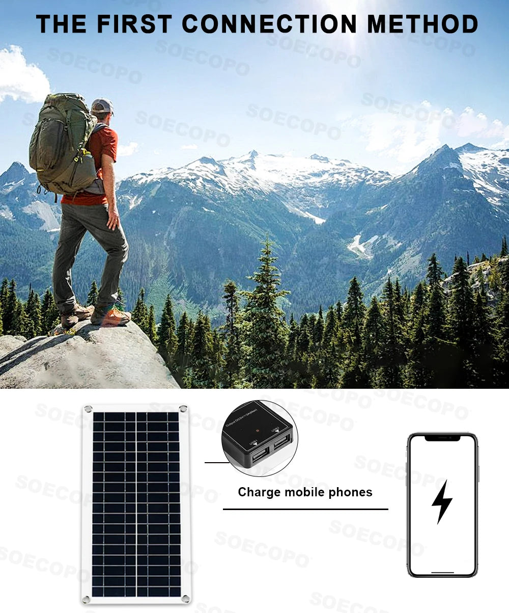 6000W Inverter & Solar System Complete Kit 12V To 110V/220V 100A Controller 300W Panel Off-Grid System for Home/Camping Backup