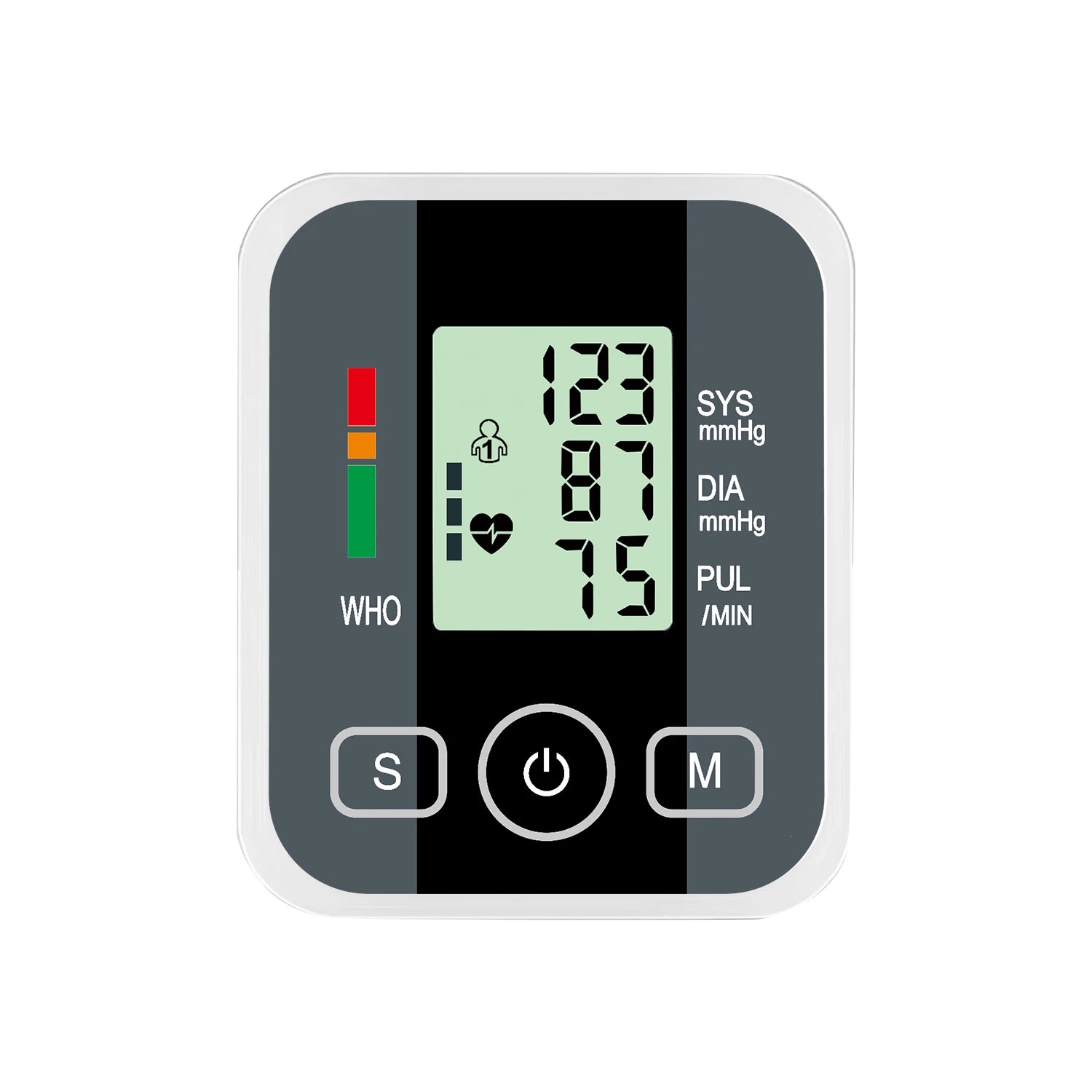 Alextrasza Upper Arm Automatic Blood Pressure Monitor BP Sphygmomanometer Pressure Meter Tonometer Measuring Arterial Pressure