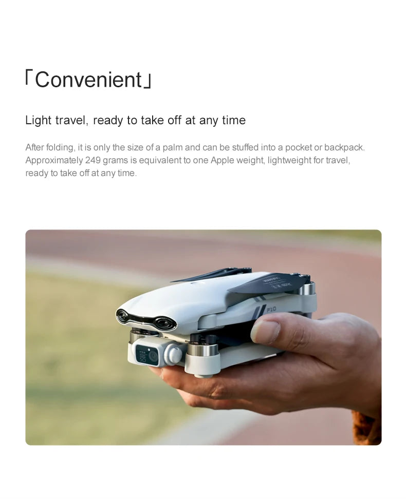 GPS Drone with 8K Dual Camera - Foldable Brushless Quadcopter Tidesmit