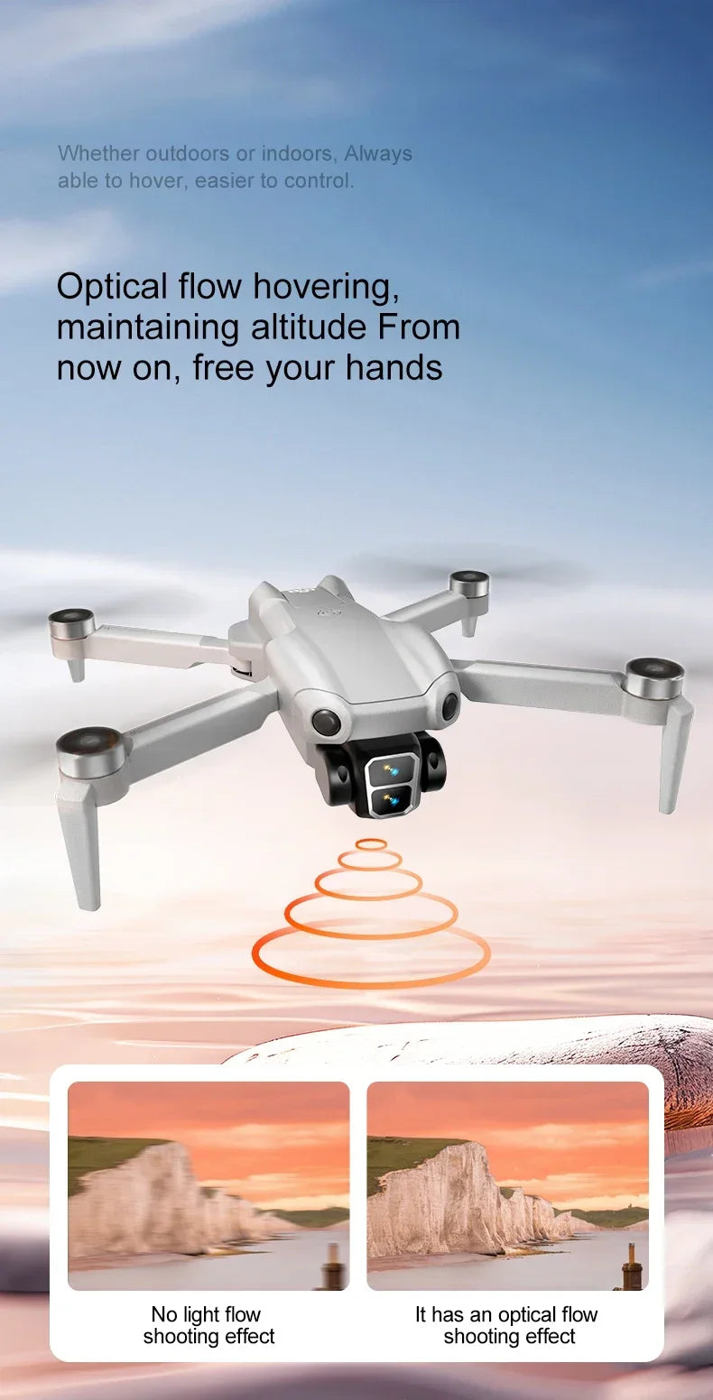 4K Camera Drone with Obstacle Avoidance - Brushless Motor Foldable Design Tidesmit