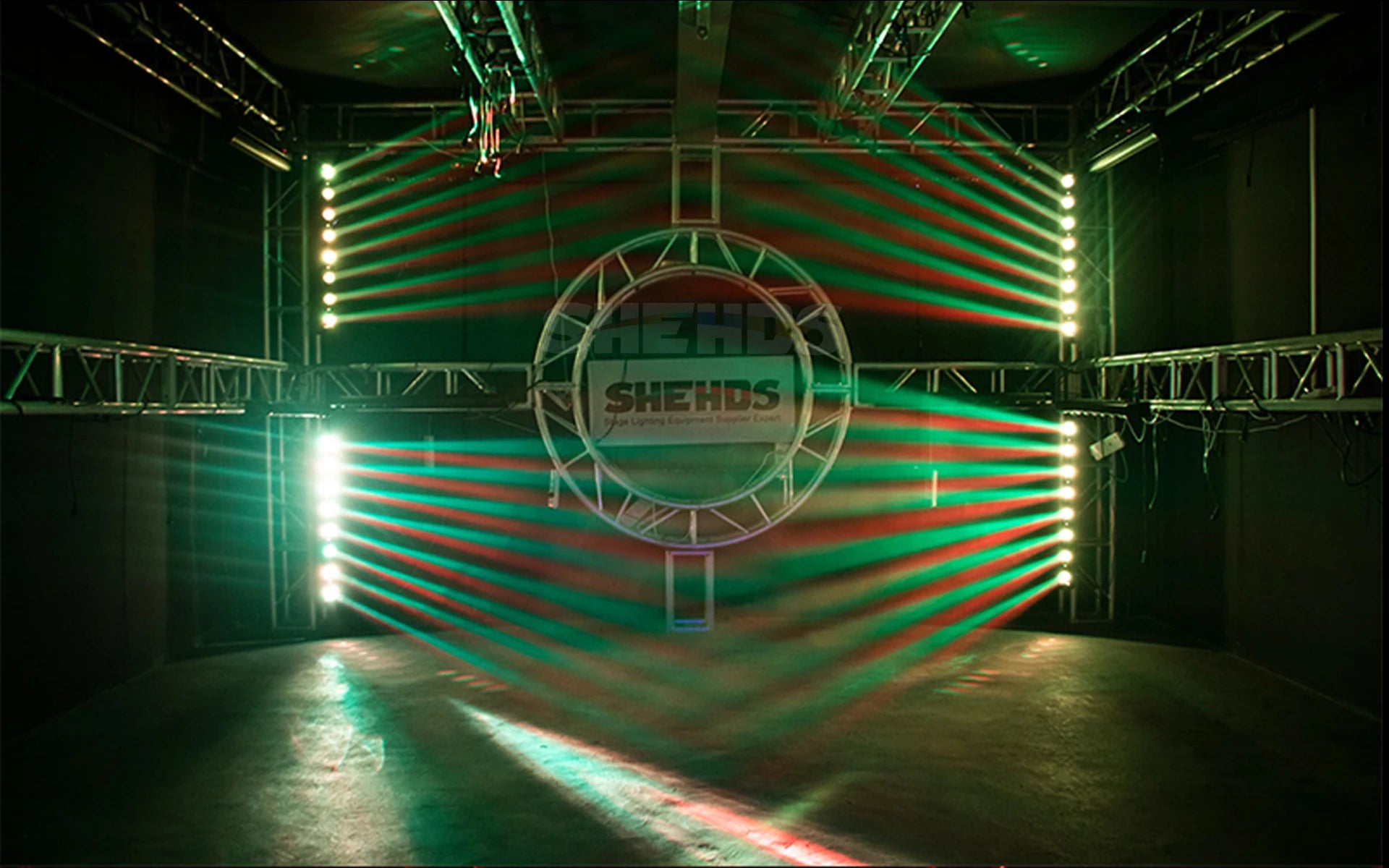 SHEHDS 8x12W RGBW Multicolor LED Bar Beam Moving Head Light With Flight Case Fast Shipping For DJ's Sets Venue Strong Daylight