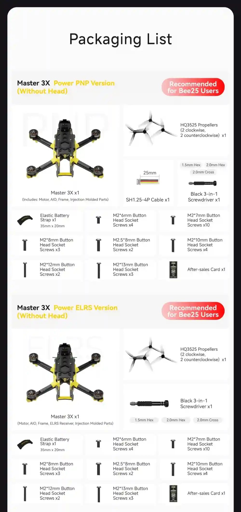 SpeedyBee Master 3X FPV Drone O4 Pro Digital Freestyle Quad Tidesmit