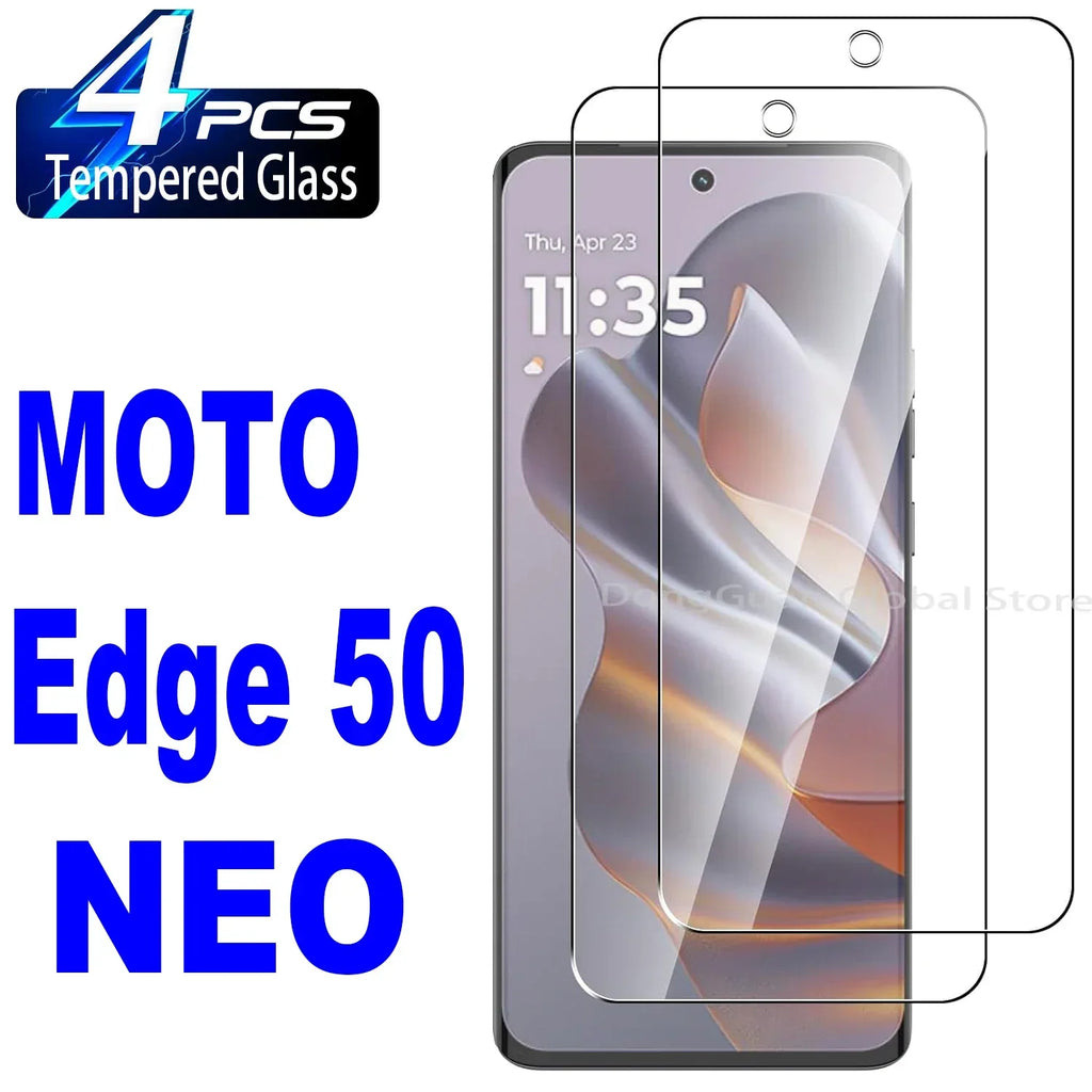 Motorola Edge 60 Neo Tempered Glass Screen Protector - 9H Anti-Scratch Tempered Glass Film Tidesmit