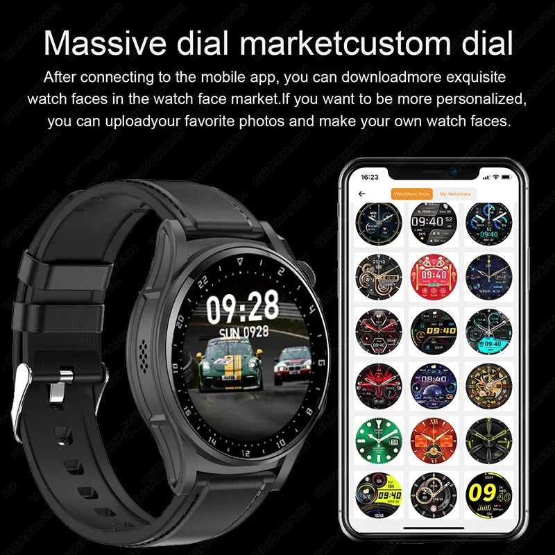 New NFC Smartwatch TWS Bluetooth Headset Two-In-One 1.39HD Display IP67 Waterproof Heart Rate Monitor Male Sports Smartwarch